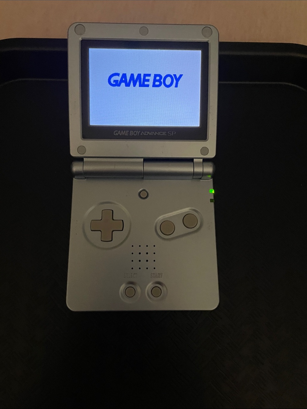 Nintendo Game Boy Advance SP — Pearl Blue Portable Handheld w/ 7 games & charger